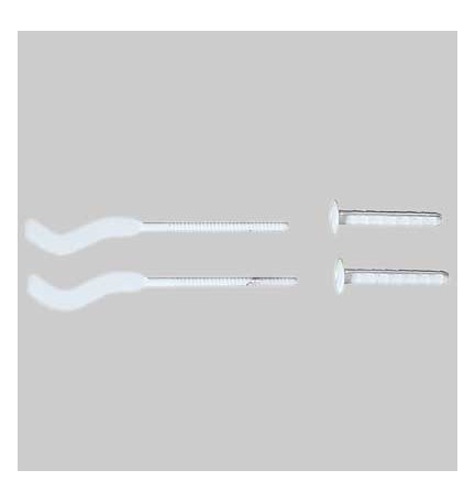 MENSOLA PER RADIATORI IN ALLUMINIO SEZIONE PIATTA 3 MM - Mensola Ø 8,8x170 - Tassello Ø 12x83