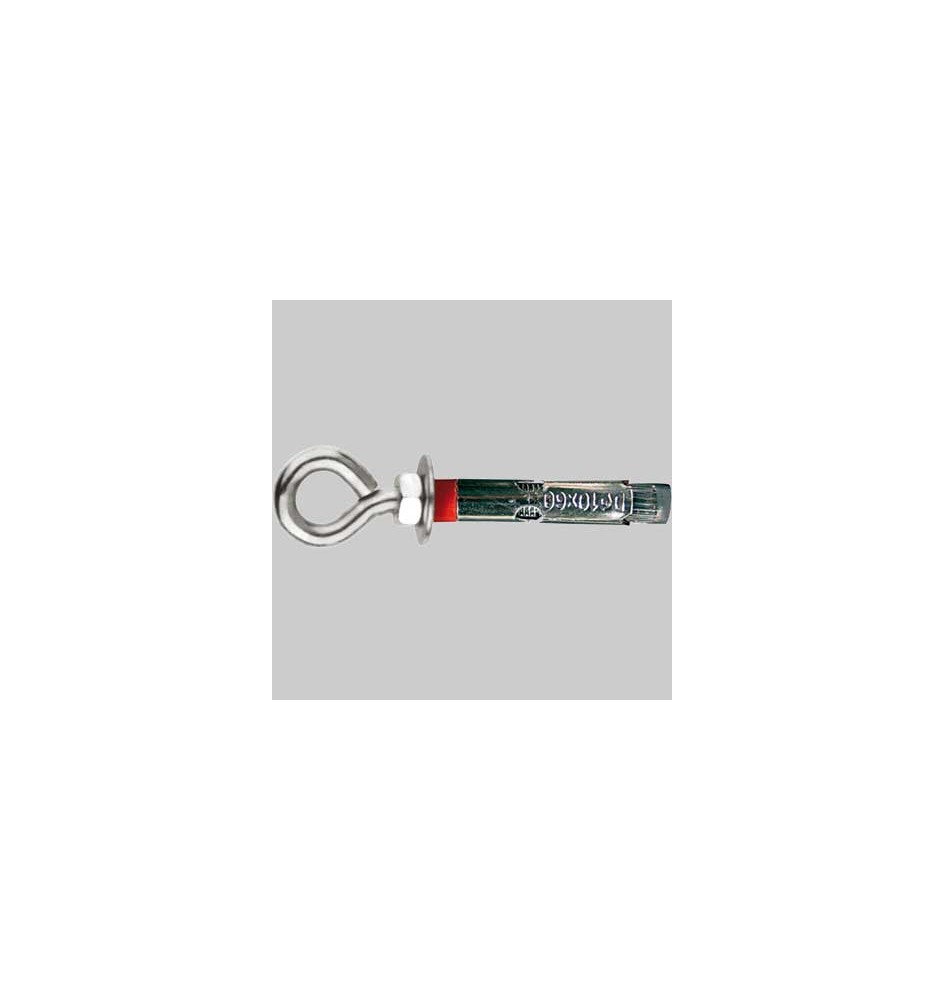 TASSELLO PESANTE CON OCCHIOLO - M6 x 45 mm Ø 8