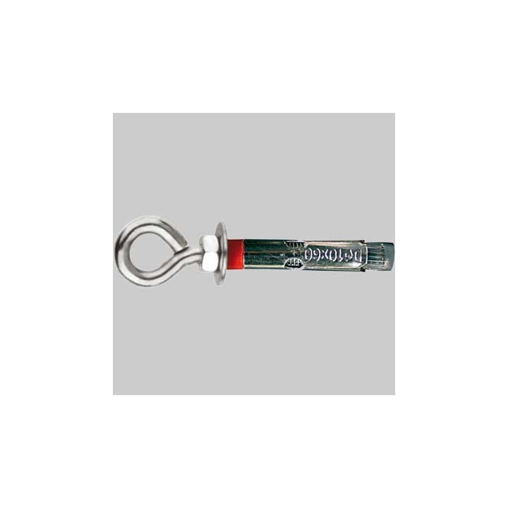 TASSELLO PESANTE CON OCCHIOLO - M6 x 45 mm Ø 8