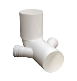 CURVA WC ALTA D. 110 IN PP CON 2 ATTACCHI attacchi D. 40