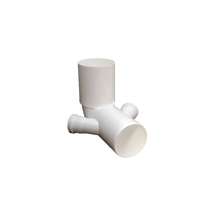 CURVA WC ALTA D. 110 IN PP CON 2 ATTACCHI attacchi D. 40