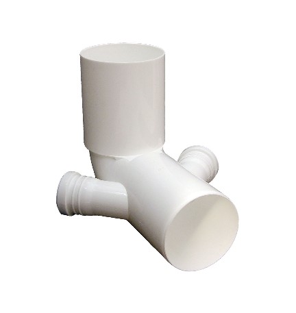 CURVA WC ALTA D. 110 IN PP CON 2 ATTACCHI attacchi D. 50