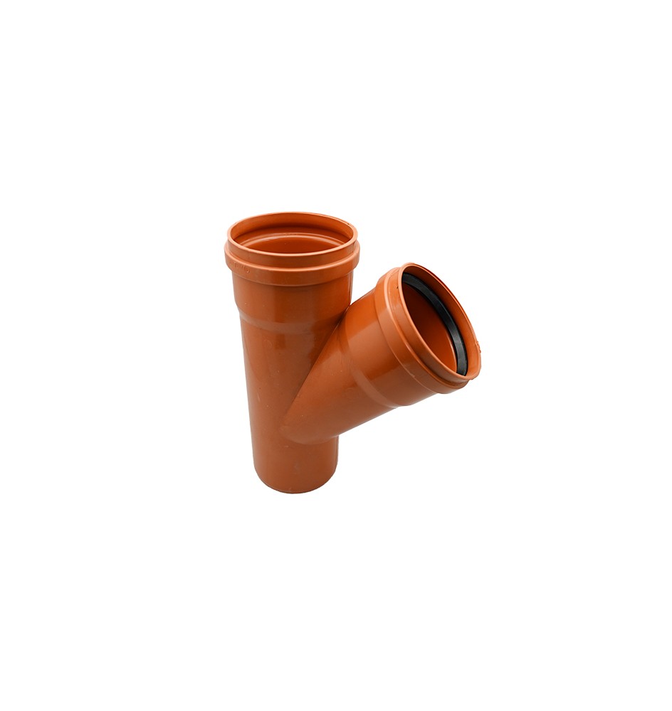 DERIVAZIONE 45° RAL 8023 Diam. 100/45°