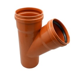 DERIVAZIONE 45° RAL 8023 Diam. 140/45°