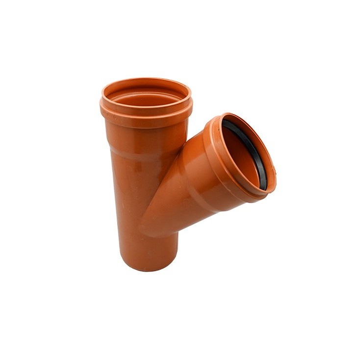 DERIVAZIONE 45° RAL 8023 Diam. 140/45°