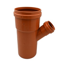 DERIVAZIONE RIDOTTA 45° RAL 8023 Diam. 100/50