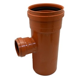 DERIVAZIONE RIDOTTA 87° RAL 8023 Diam. 100/40