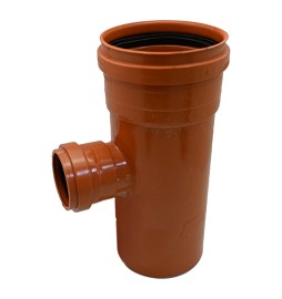 DERIVAZIONE RIDOTTA 87° RAL 8023 Diam. 100/40