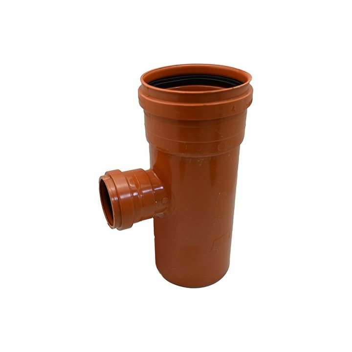 DERIVAZIONE RIDOTTA 87° RAL 8023 Diam. 100/50