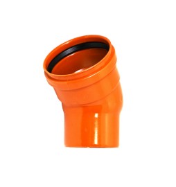 CURVA RIDOTTA RAL 8023 45° Diam. 110-090