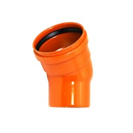 CURVA RIDOTTA RAL 8023 45° Diam. 110F-100M