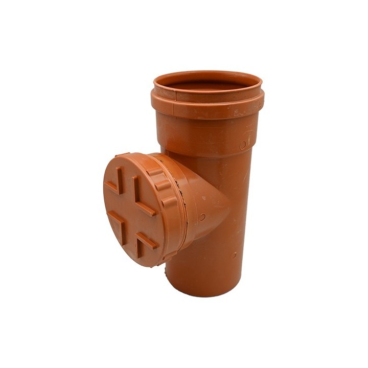 ISPEZIONE LINEARE DIAM. 100 RAL 8023 Diam. 100