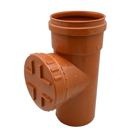 ISPEZIONE LINEARE DIAM. 100 RAL 8023 Diam. 140