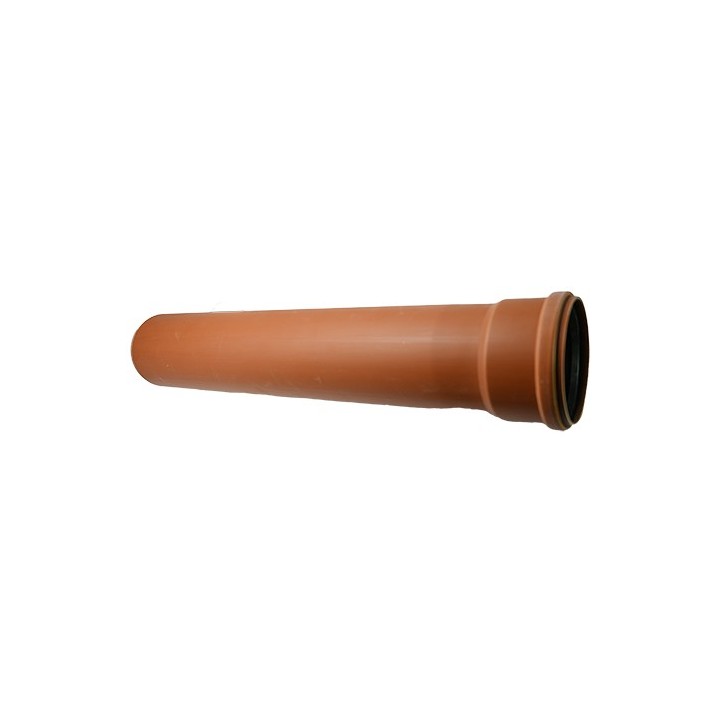 TUBO 1 BICCHIERE RAL 8023 Diam. 100 lungh. 500