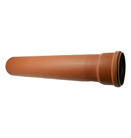 TUBO 1 BICCHIERE RAL 8023 Diam. 100 lungh. 1000