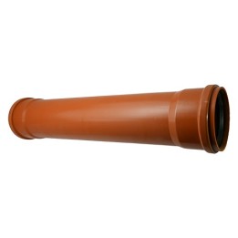 TUBO 2 BICCHIERI RAL 8023 Diam. 100 lungh. 1000