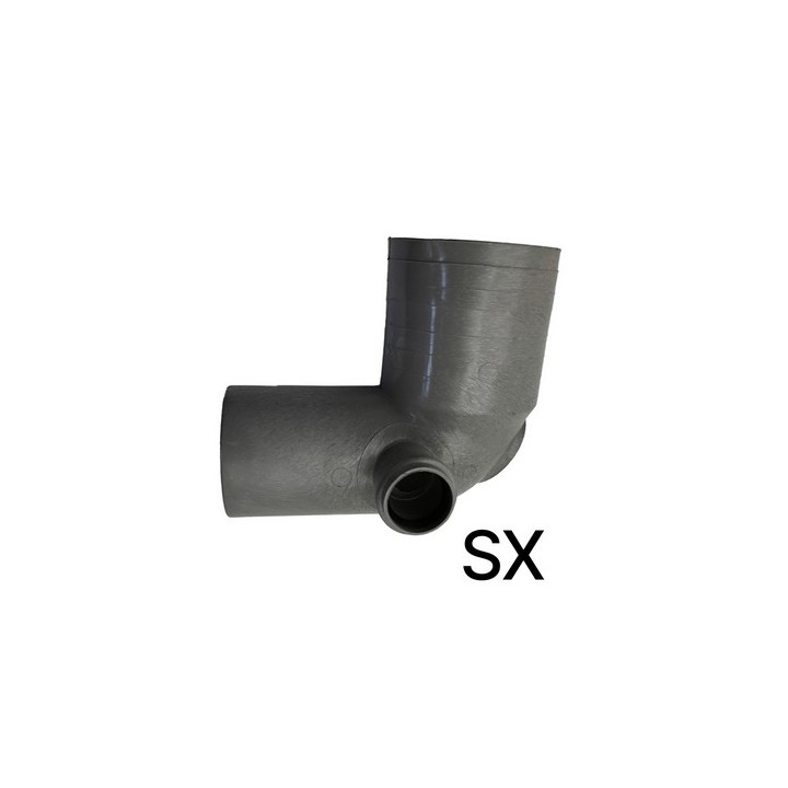CURVA WC D. 100 1 ATTACCO Diam. 40 Destro