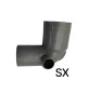 CURVA WC D. 100 1 ATTACCO Diam. 40 Posteriore