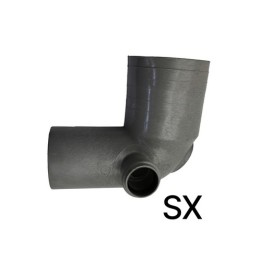 CURVA WC D. 100 1 ATTACCO Diam. 40 Sinistro