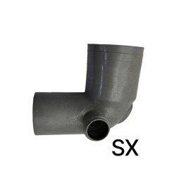 CURVA WC D. 100 1 ATTACCO Diam. 40 Sinistro