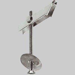 ANCORA A SOFFITTO ACCIAIO CON VITE DOPPIA 'BK-DD' - M6
