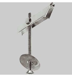 ANCORA A SOFFITTO ACCIAIO CON VITE DOPPIA 'BK-DD' - M6