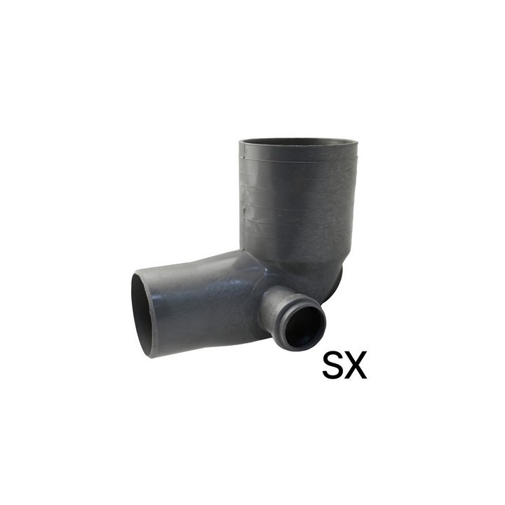CURVA WC RID. 100/90 1 ATTACCO Diam. 40 Destro