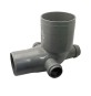 CURVA WC RID. 100/90 3 ATTACCHI Diam. 40