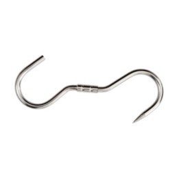 GANCIO INOX P/MACELLAIO GIREVOLE 240 X 10 MM