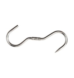 GANCIO INOX P/MACELLAIO GIREVOLE 240 X 10 MM