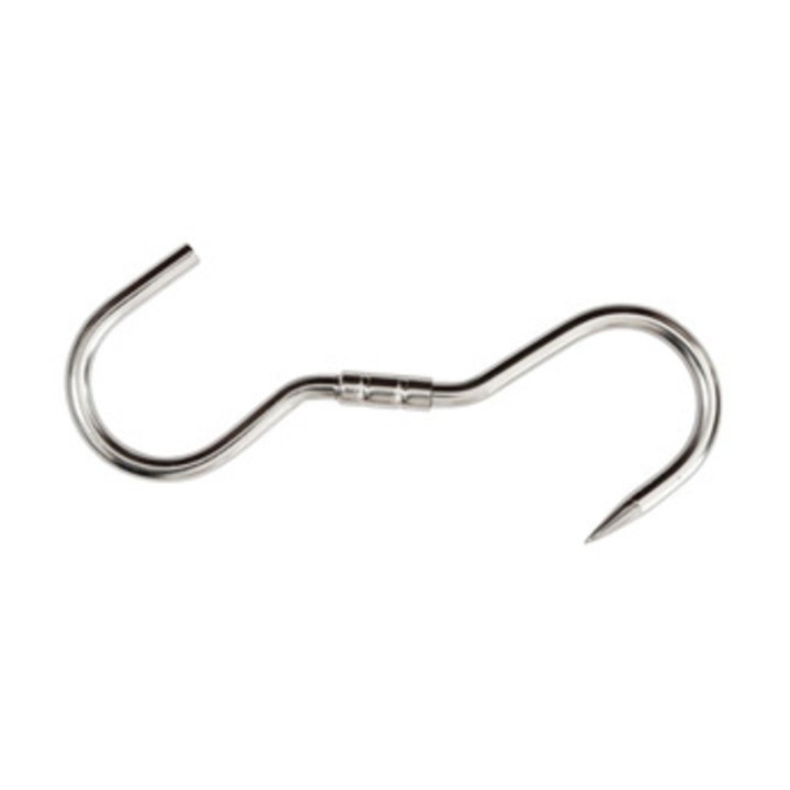 GANCIO INOX P/MACELLAIO GIREVOLE 240 X 10 MM