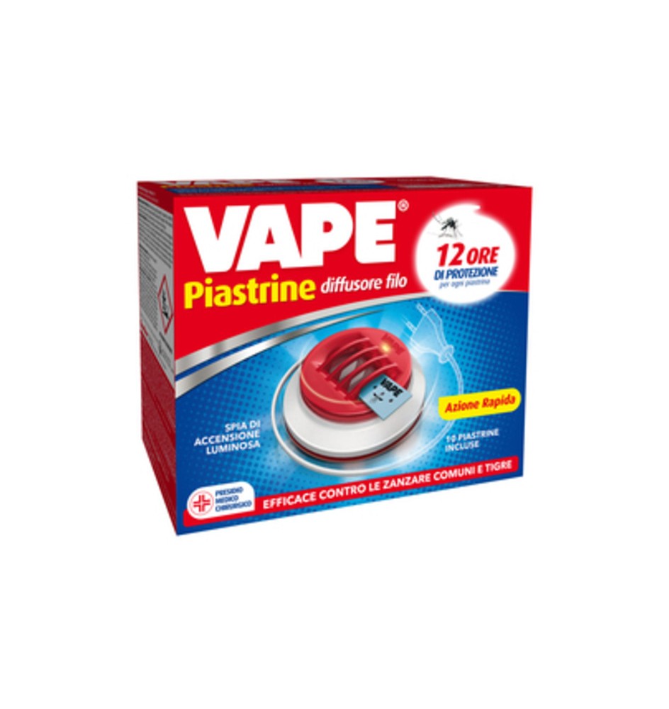 ANTIZANZARE VAPE ELETTROEM C/FILO E 10 PIASTRINE