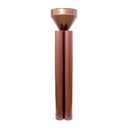 KIT RACCOGLITORE TRADIZIONALE D'ACQUA PLUVIALE Diam.80 - Rame rosso