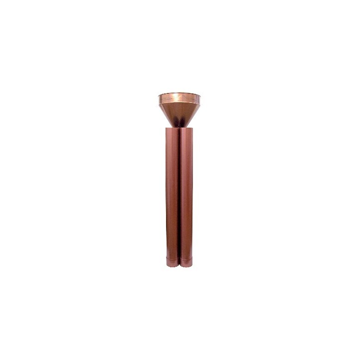 KIT RACCOGLITORE TRADIZIONALE D'ACQUA PLUVIALE Diam.100 - Rame rosso