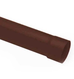 TUBO PLUVIALE COLORE MARRONE Diam. 100 Lungh. 1000 Marrone