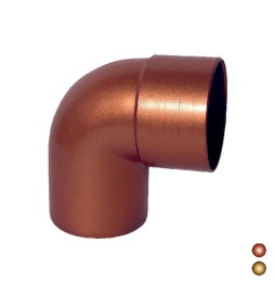 CURVA PLUVIALE 90° Diam.100 - Rame rosso