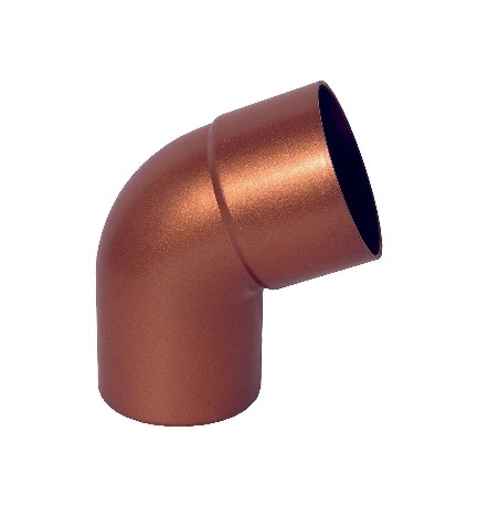 CURVA PLUVIALE 67° Diam.80 - Rame rosso