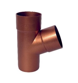 BRAGA PLUVIALE 67° Diam. 100 - Rame rosso