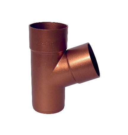 BRAGA PLUVIALE 67° Diam. 100 - Rame rosso