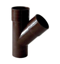 DERIVAZIONE PLUVIALE 45° Diam. 80 - Marrone