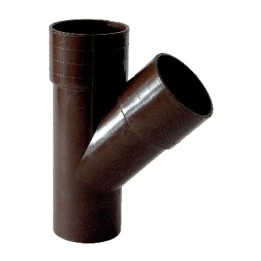 DERIVAZIONE PLUVIALE 45° Diam. 100 - Marrone