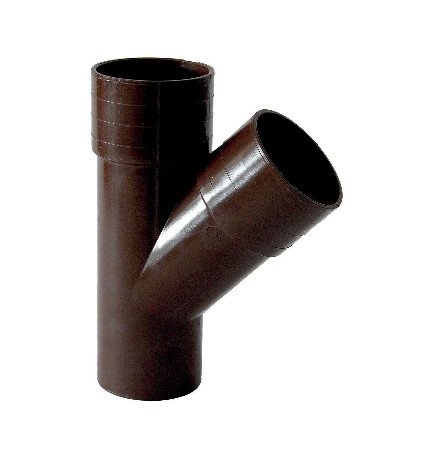 DERIVAZIONE PLUVIALE 45° Diam. 100 - Marrone