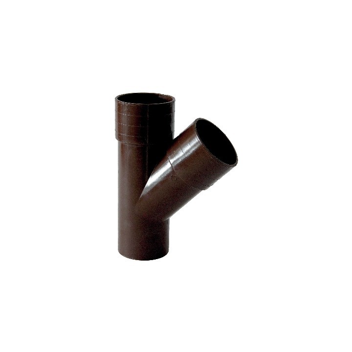 DERIVAZIONE PLUVIALE 45° Diam. 100 - Marrone