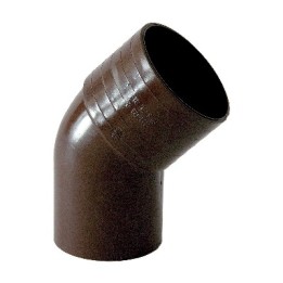 CURVA PLUVIALE 45° Diam. 80 - Marrone
