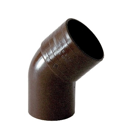 CURVA PLUVIALE 45° Diam. 80 - Marrone