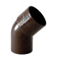CURVA PLUVIALE 45° Diam. 80 - Marrone