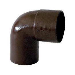 CURVA PLUVIALE 87.30° Diam. 80 - Marrone