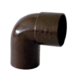 CURVA PLUVIALE 87.30° Diam. 80 - Marrone