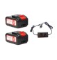 KIT 2 BATTERIE 21V 5,2 Ah + CARICABATTERIA SBARAGLIA