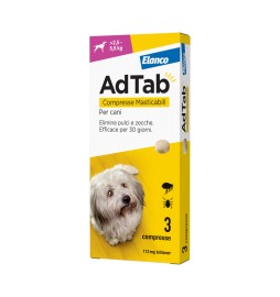 ADTAB COMPRESSE MASTICABILI P/CANI 2,5 - 5,5 KG